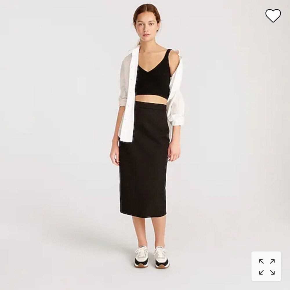 J. Crew No. 3 Pencil skirt in bi-stretch cotton